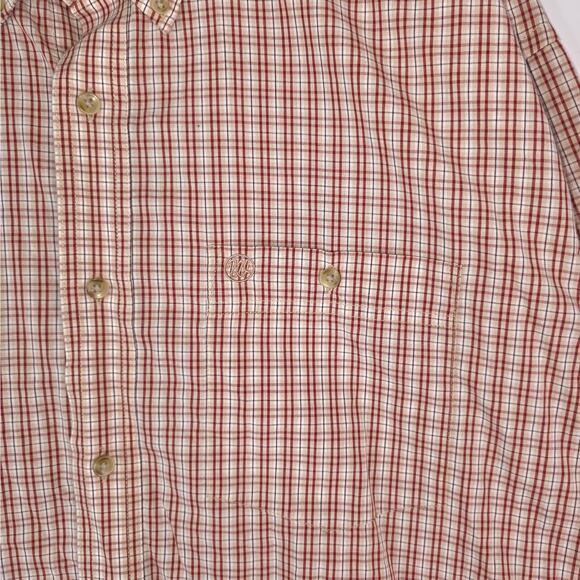 Wrangler Western Shirt XL Classics Rust Copper Plaid Long Sleeve Button Down - Picture 5 of 12